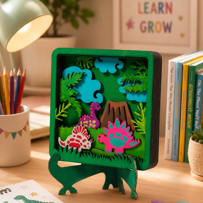 3D Dino World DIY Painting Kit
