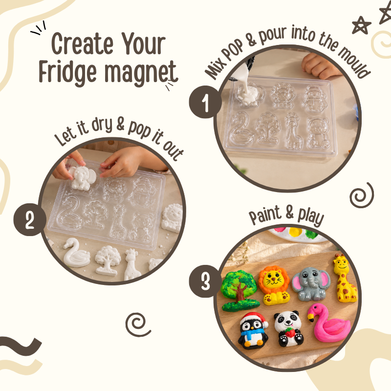 Mould and Paint DIY Kit ( Animal Kingdom )