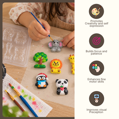 Mould and Paint DIY Kit ( Animal Kingdom )