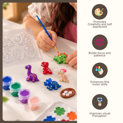 Mould and Paint DIY Kit ( Dinosaur )