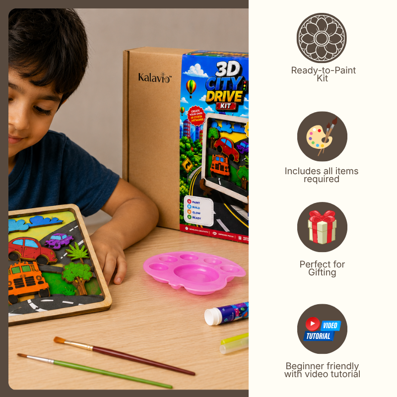 3D City Explorer DIY Painting Kit