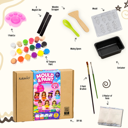 Mould and Paint DIY Kit ( Doll World )