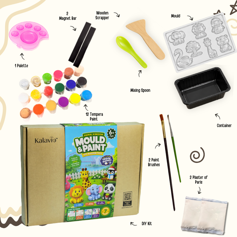 Mould and Paint DIY Kit ( Animal Kingdom )