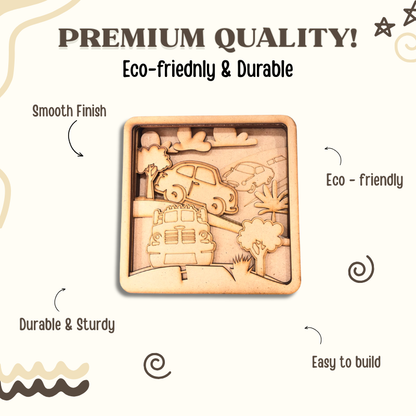 3D City Explorer DIY Painting Kit