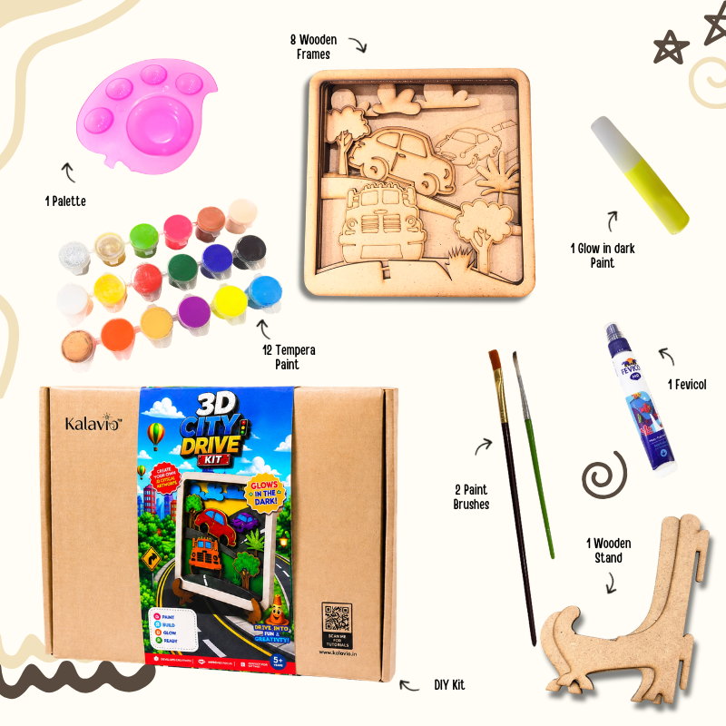 3D City Explorer DIY Painting Kit