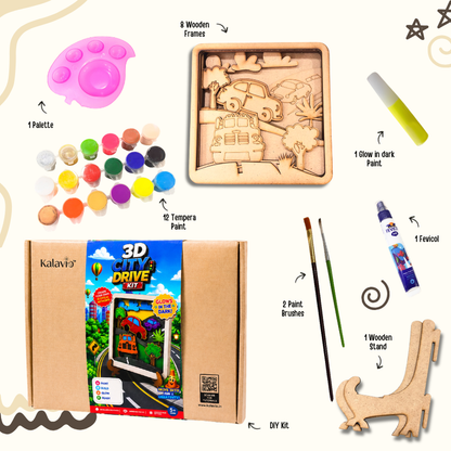 3D City Explorer DIY Painting Kit