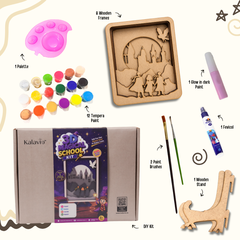 3D Magic School DIY Painting Kit