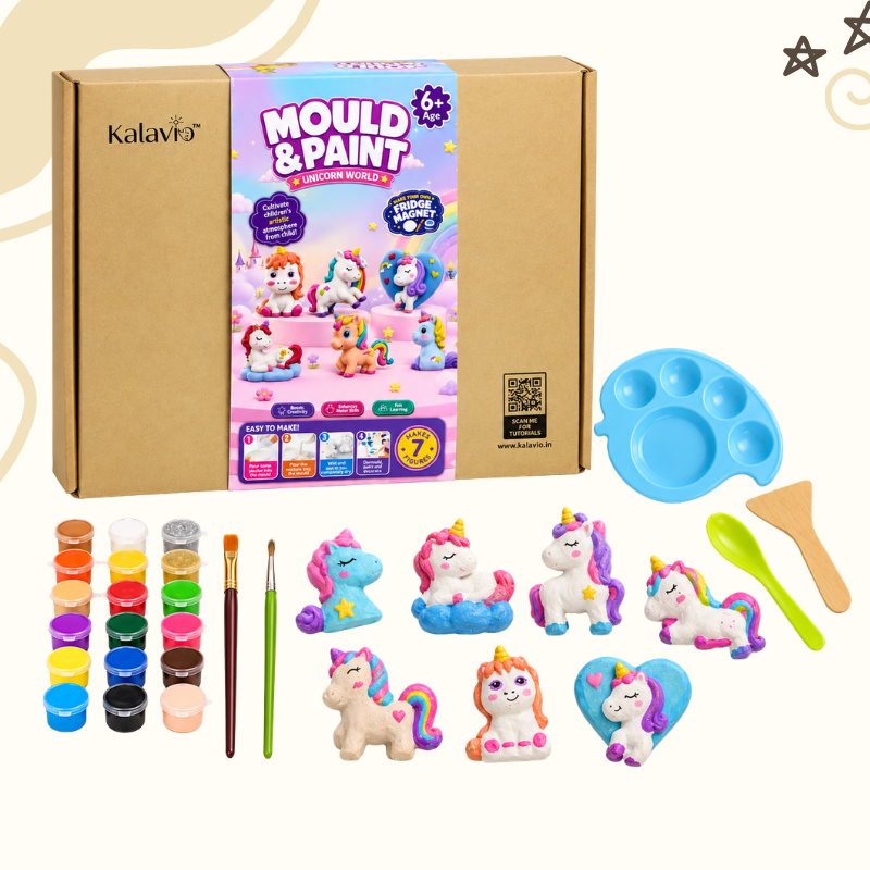 Mould and Paint DIY Kit ( Unicorn ) – kalavio