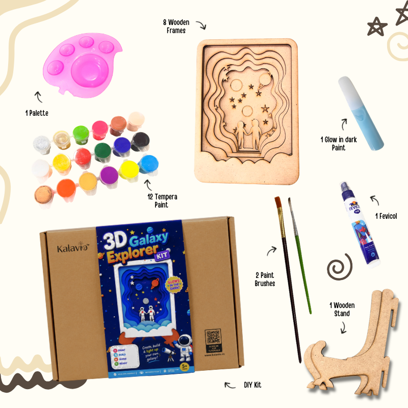 3D Galaxy Explorer DIY Painting Kit