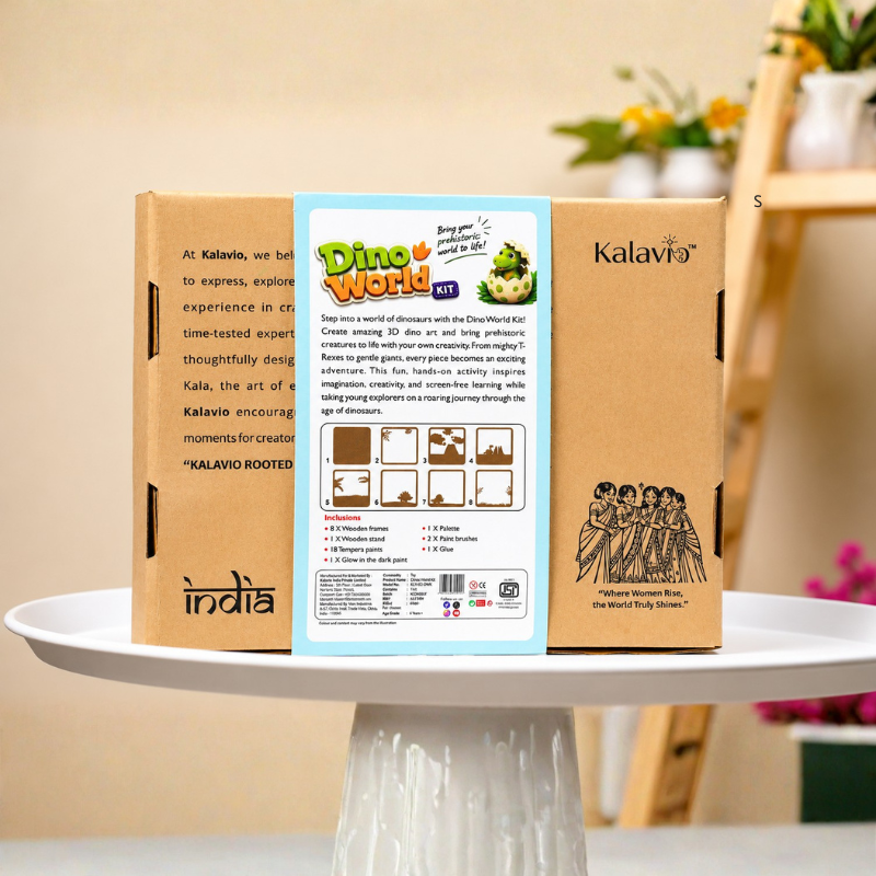 3D Dino World DIY Painting Kit